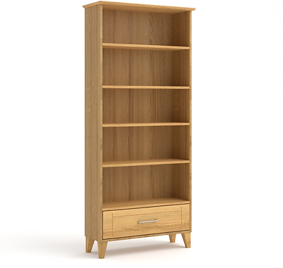 5 Shelf Tall Bookcase